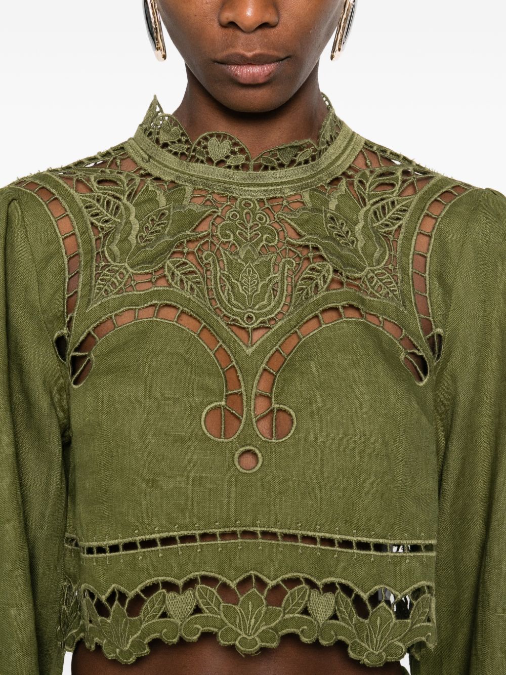 FARM RIO Majestic Garden Richelieu Shirt - Long Sleeve - Image 6