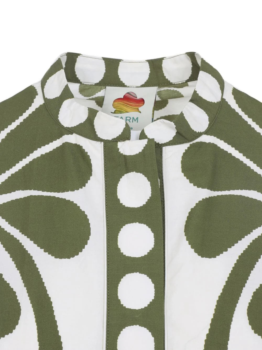 FARM RIO Palermo Belted Organic Cotton Mini Dress - Image 6