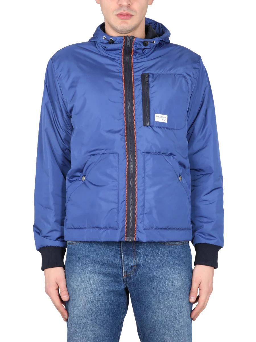 FAY Bomber Jacket with Logo