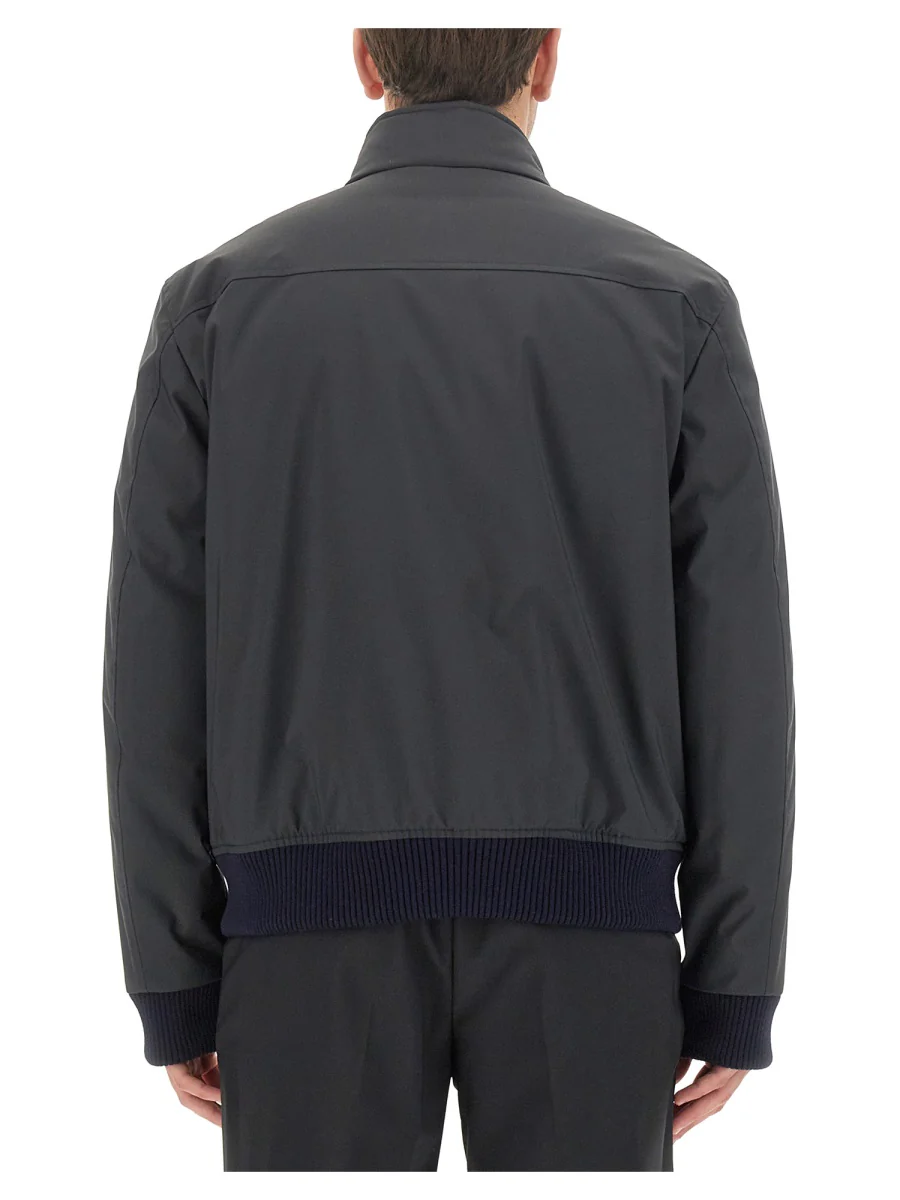 FAY Mock-neck Zip-up Bomber Jacket - Image 3