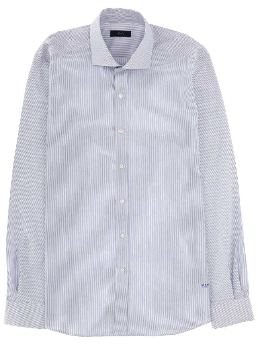 FAY Striped-pattern Long-sleeve Shirt
