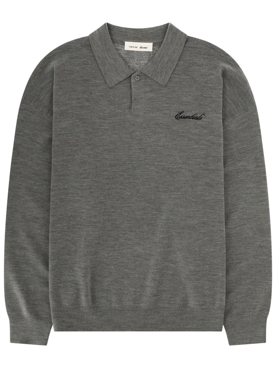 Fear Of God Essentials Essentials Wool Polo Shirt for Men - SS26 Collection