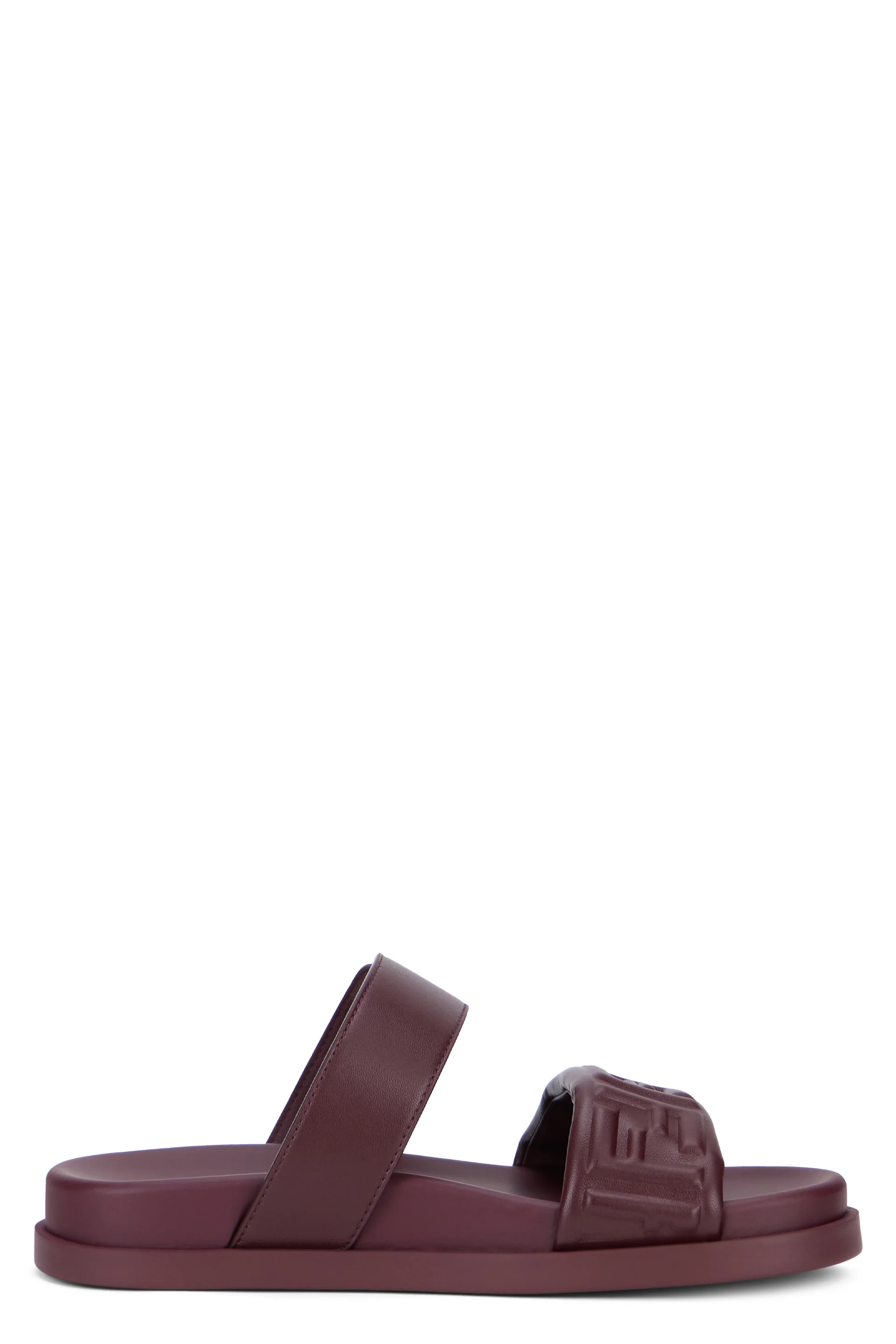 Fendi Comfortable Slip-On Sandals with Double Strap Design
