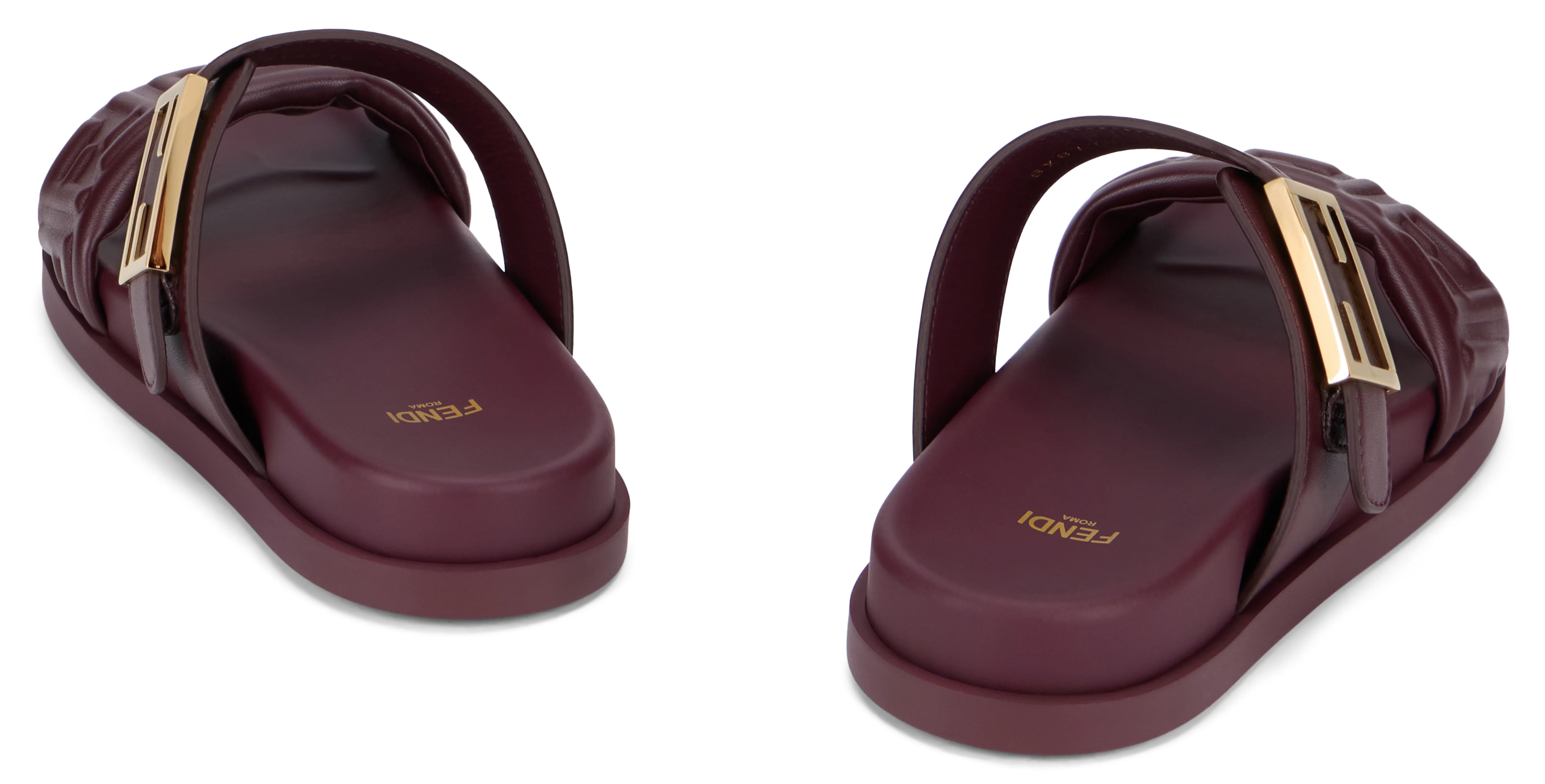 Fendi Comfortable Slip-On Sandals with Double Strap Design - Image 4