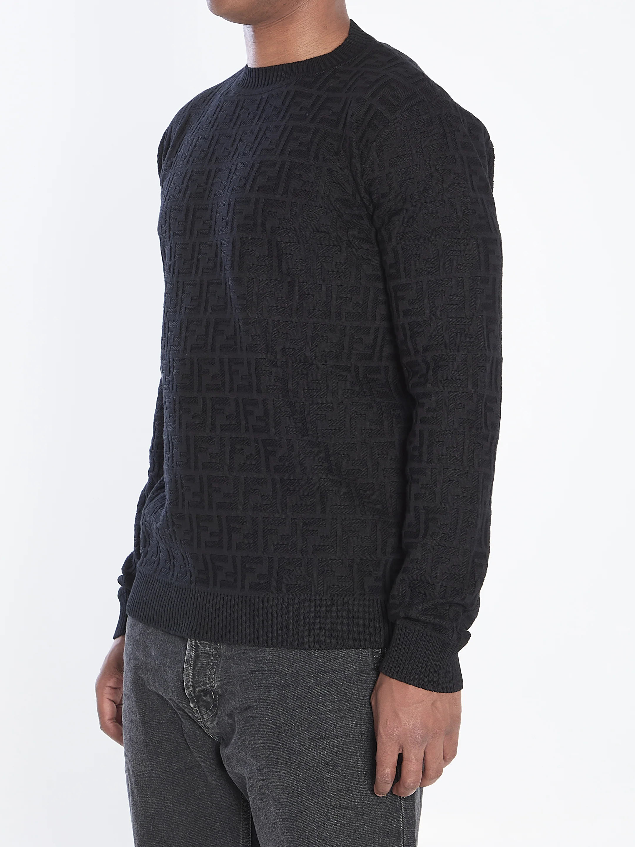 FENDI FF Cotton Jumper - Image 2