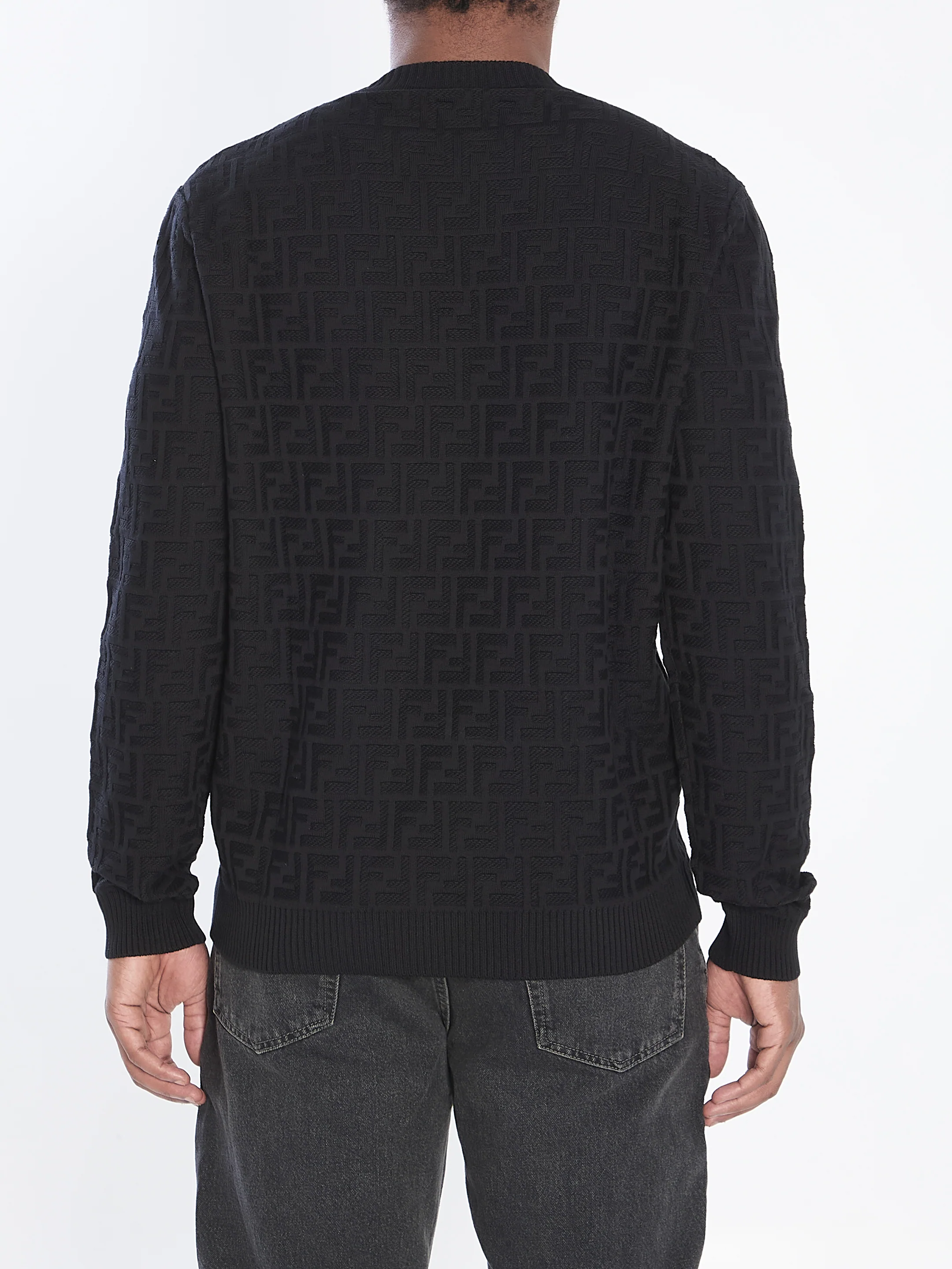 FENDI FF Cotton Jumper - Image 4