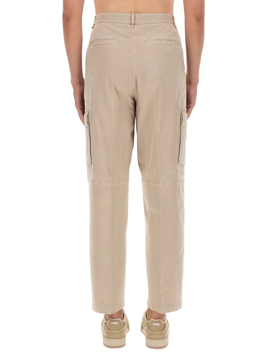 FENDI Gabardine Regular Fit Pants - Image 3