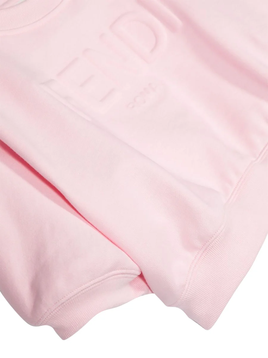 FENDI Girls Cotton Adore Sweatshirt - Image 3