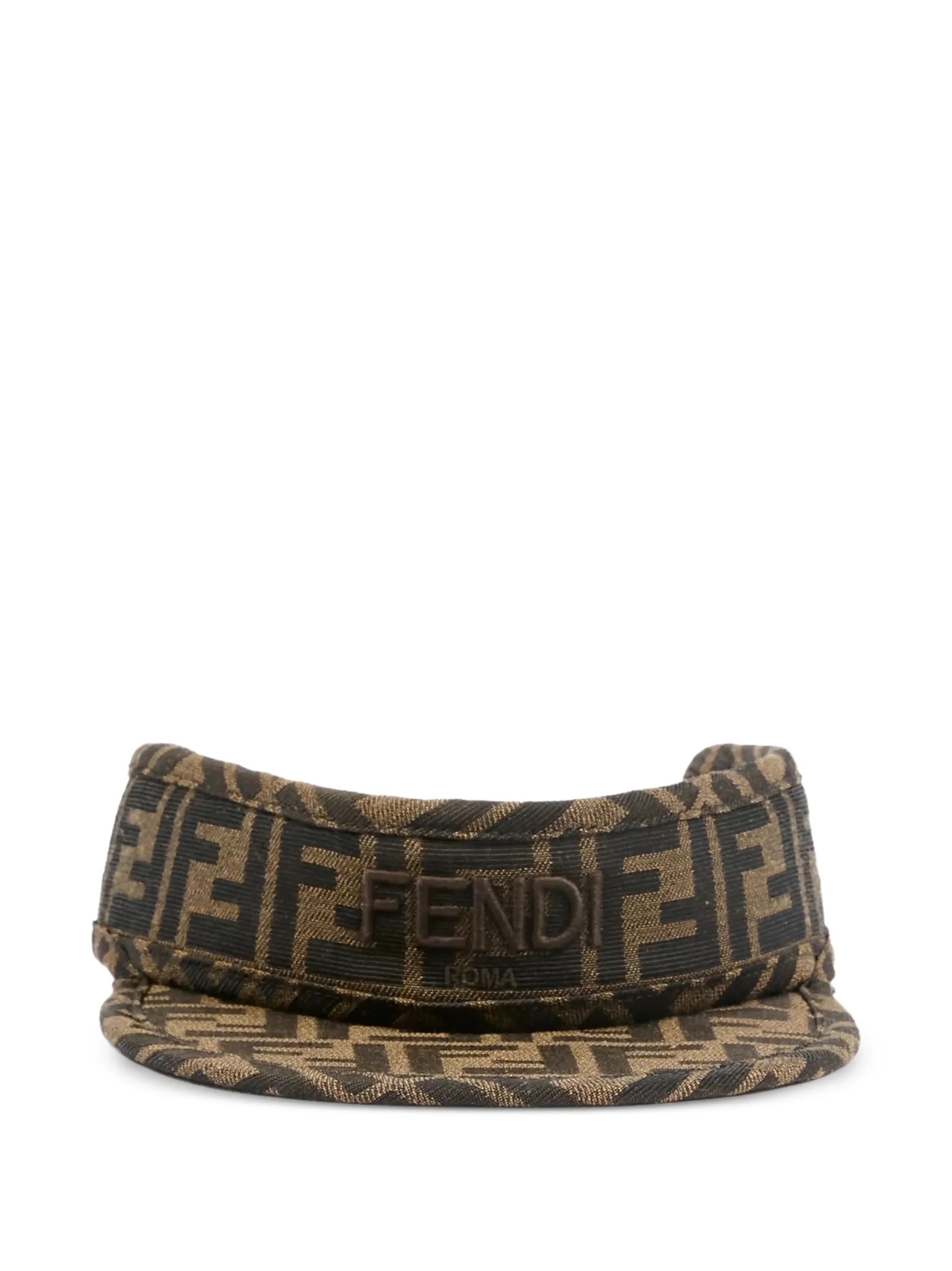 Fendi Kids Kids' FF Mini Visor with Back Closure - Image 2