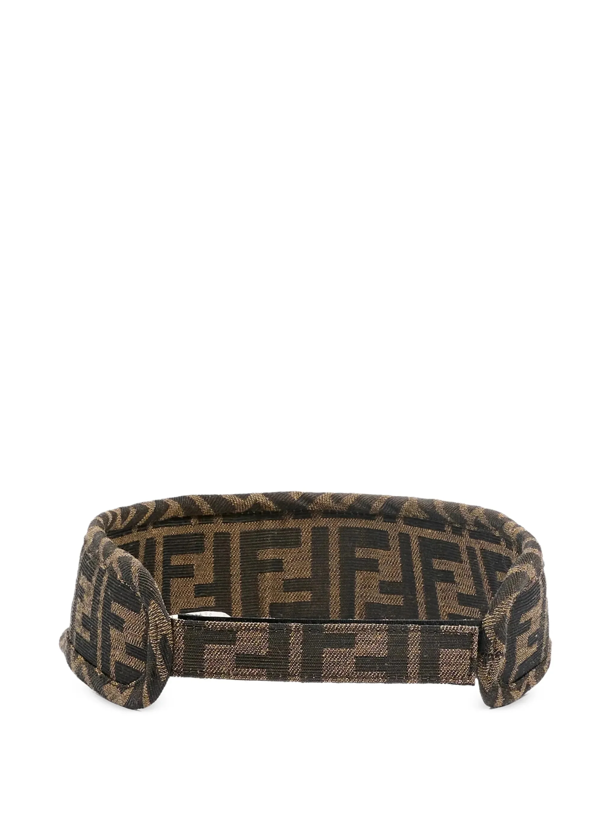 Fendi Kids Kids' FF Mini Visor with Back Closure - Image 4
