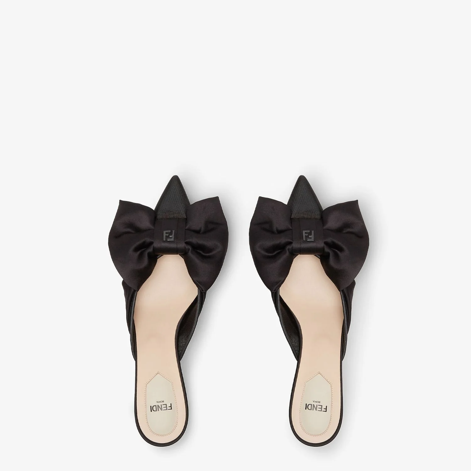 Fendi Kitten Bow Detail Sandals - Image 4