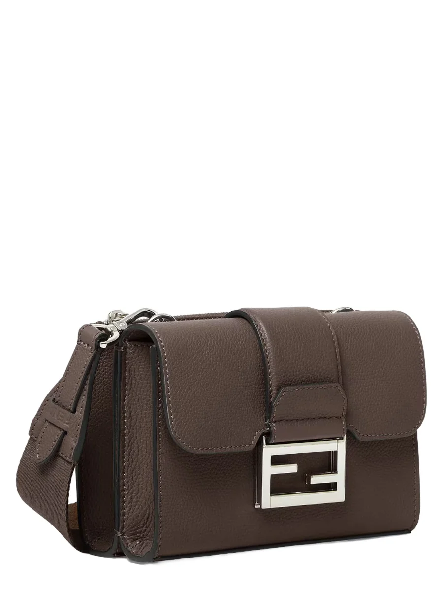 Fendi Leather Crossbody Bag for Men - FW25 Collection - Image 3