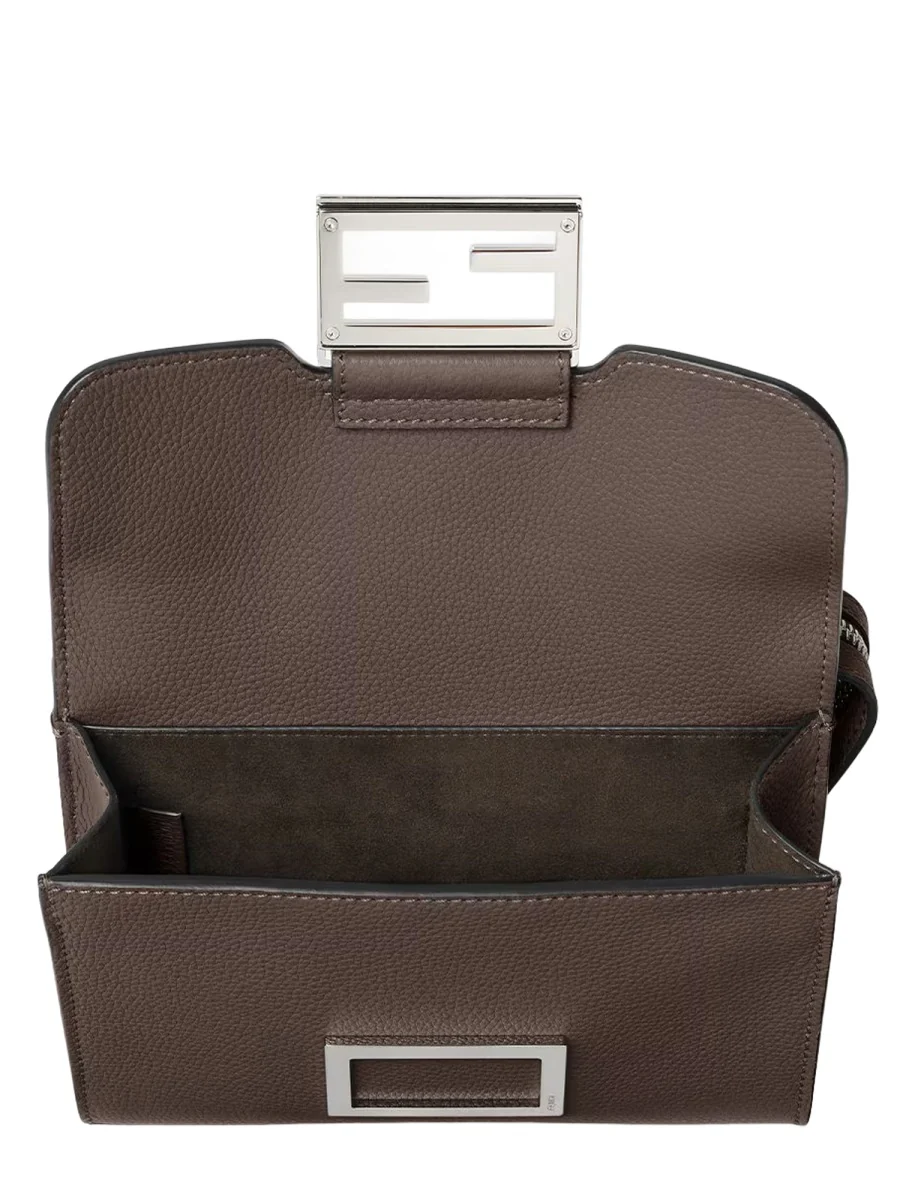 Fendi Leather Crossbody Bag for Men - FW25 Collection - Image 4