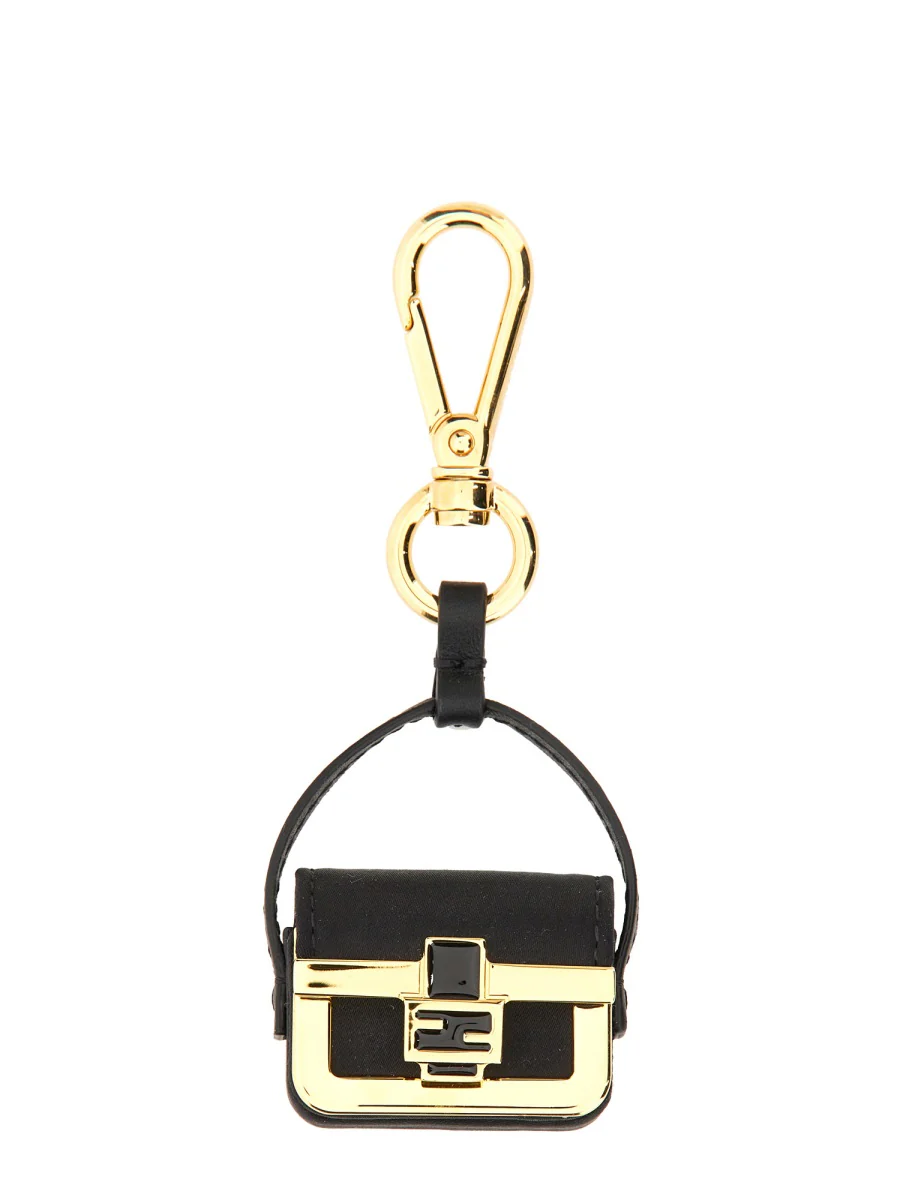 Fendi Mini Baguette Charm Keyring - Image 3