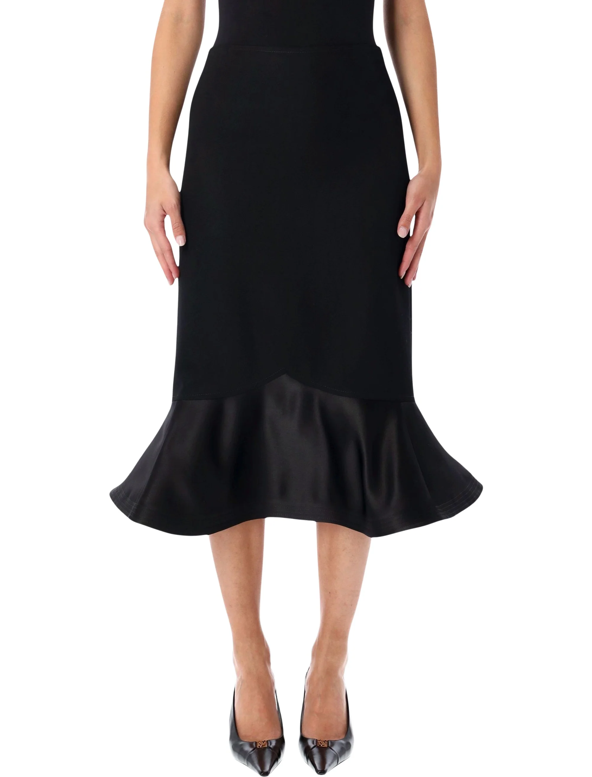 Fendi Ruffled Midi Skirt
