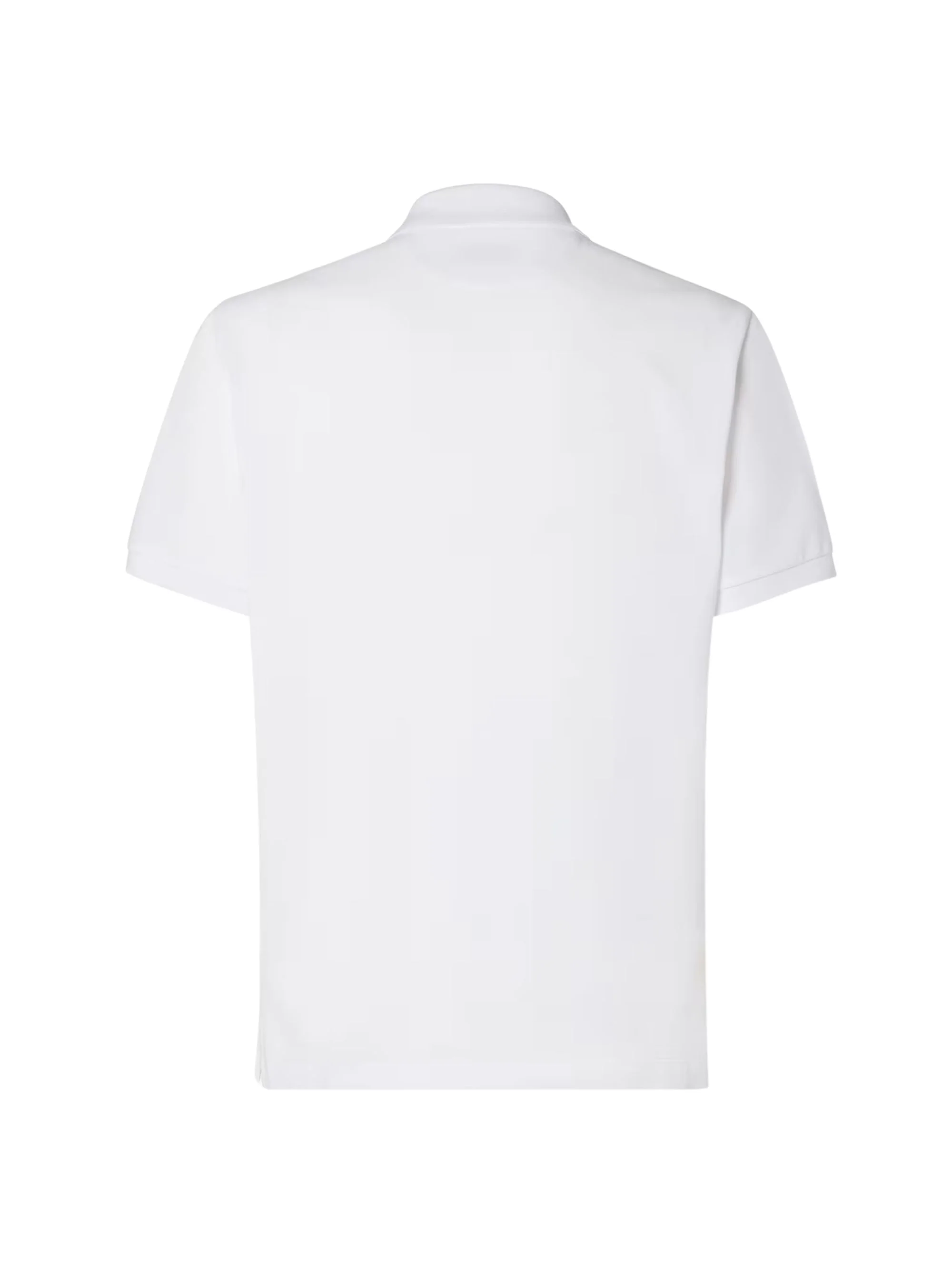 Fendi Short Sleeve Cotton Polo Shirt with Logo - Image 3
