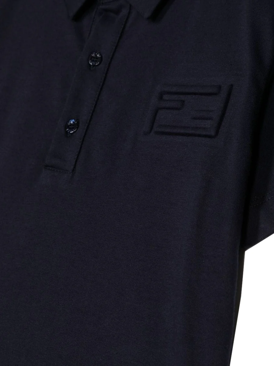 FENDI Short-sleeve Logo Polo Shirt - Image 3