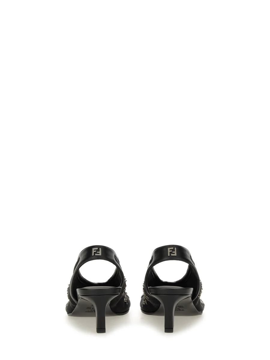 FENDI Slingback with Embroidery - Image 3
