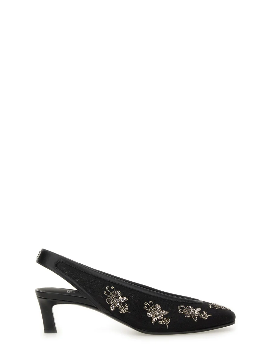 FENDI Slingback with Embroidery - Image 6