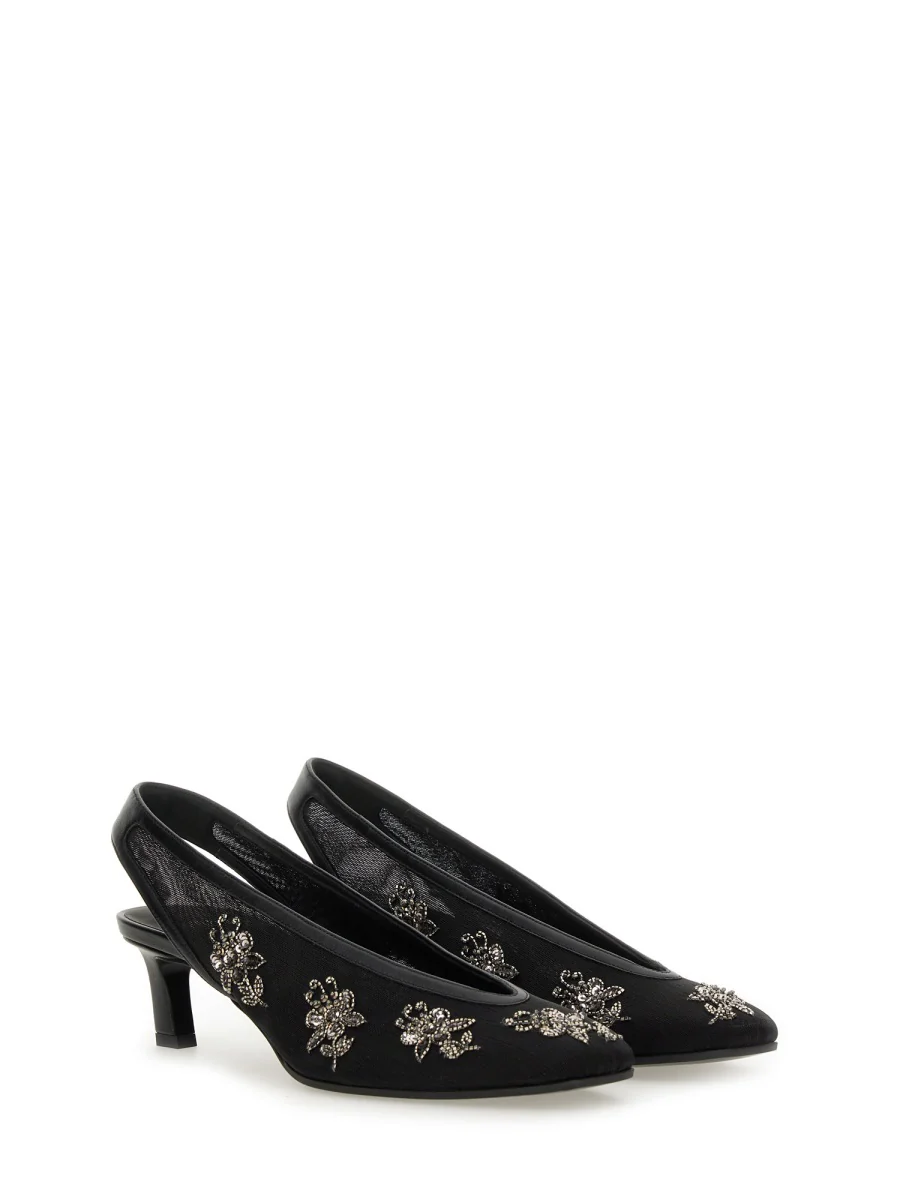 FENDI Slingback with Embroidery - Image 7