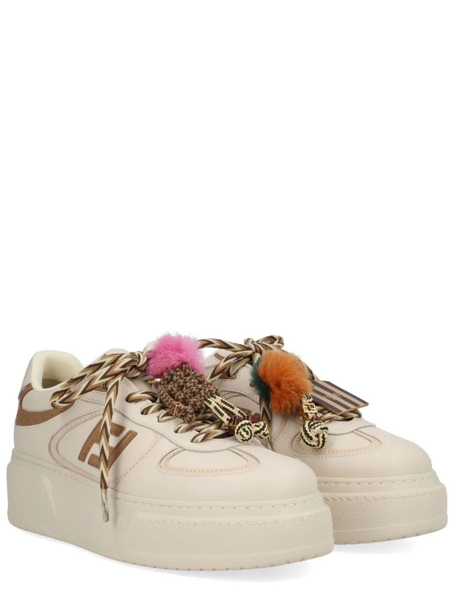 Fendi Stylish Women's Leather Sneakers - Image 2