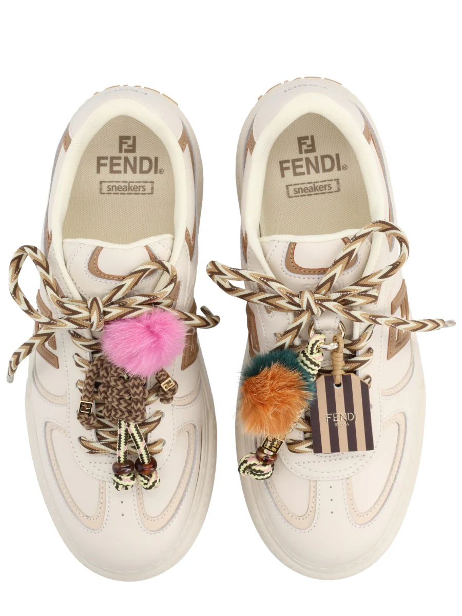 Fendi Stylish Women's Leather Sneakers - Image 5