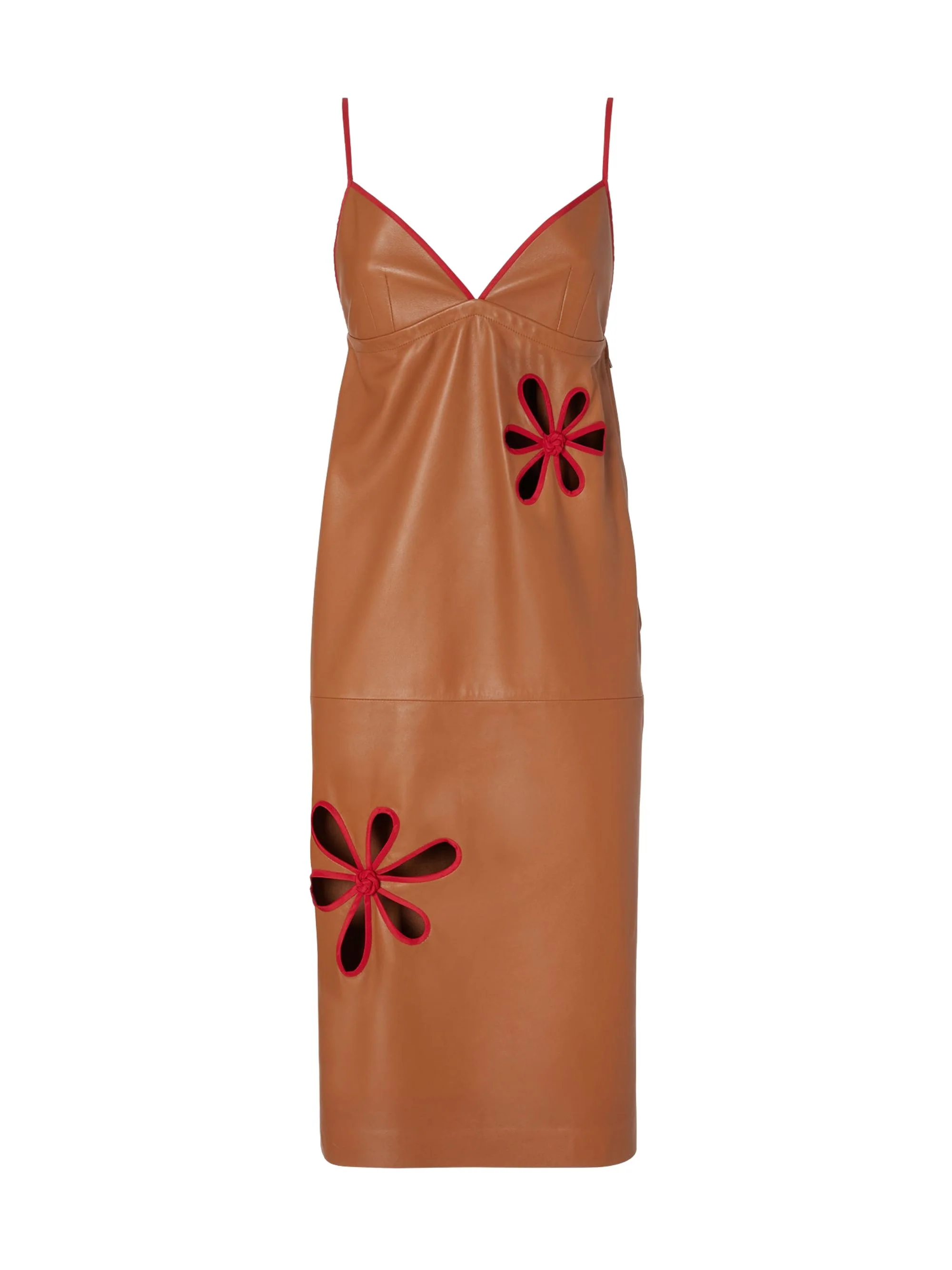 Fendi V-Neck Mini Dress with Cut-Out Details and Slit