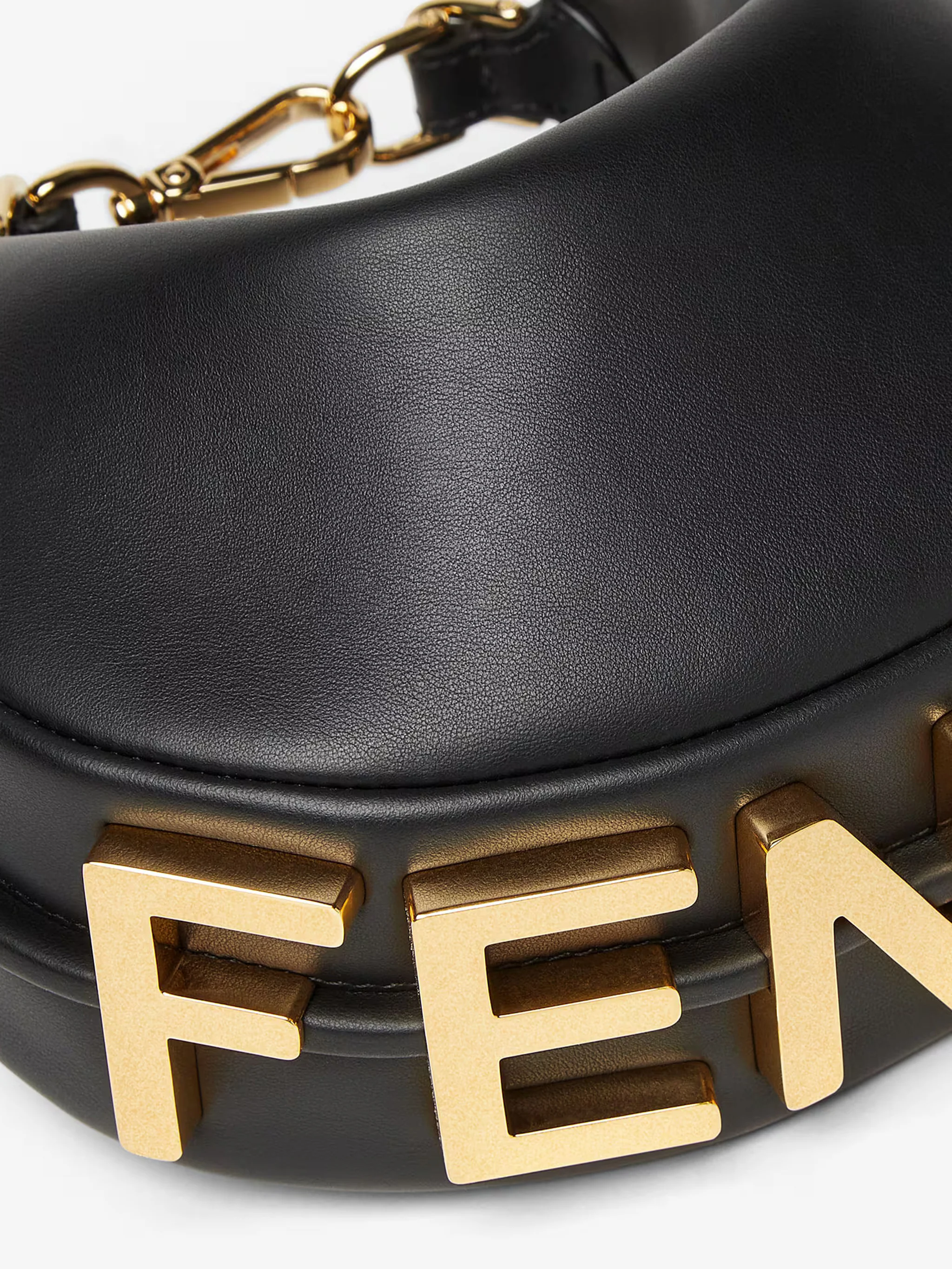 Fendi Vintage Mini Metal Lettering Bag - Image 4