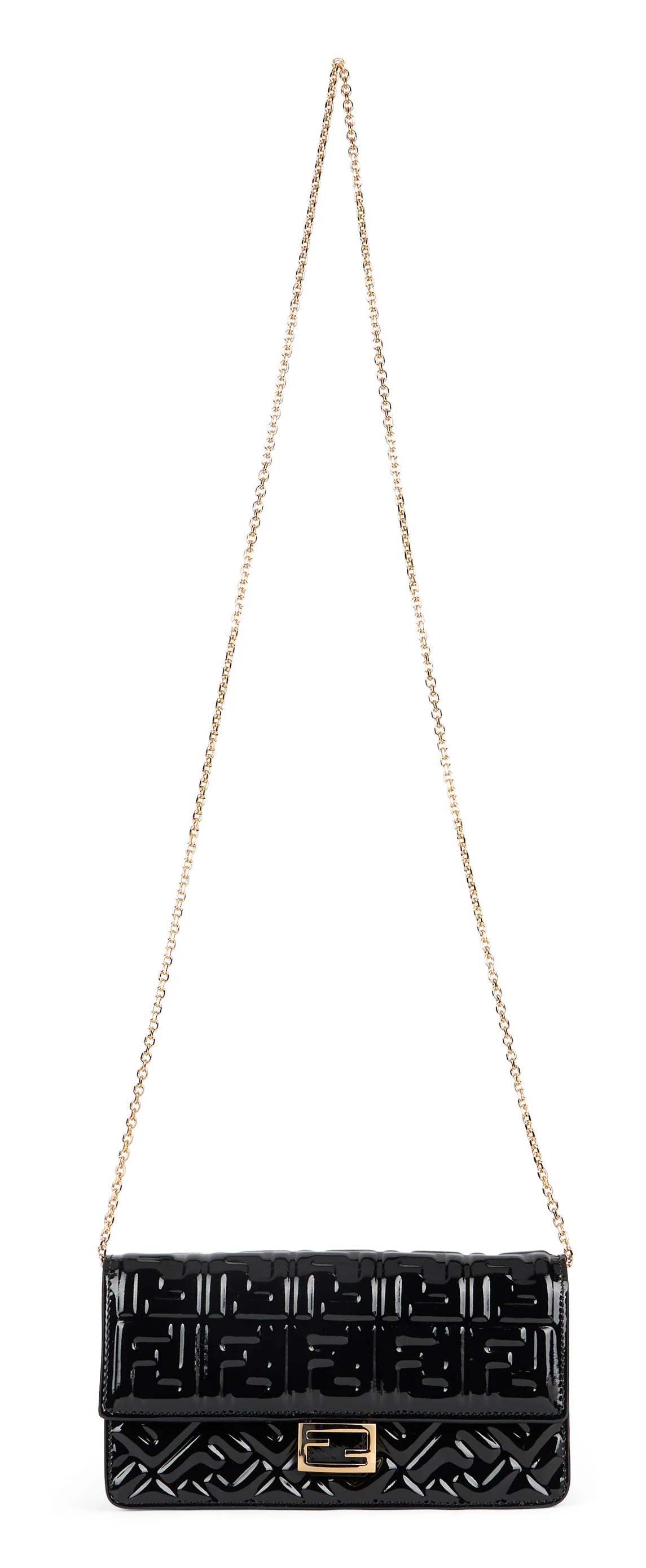 Fendi Wallet on Chain Baguette Leather - Image 2