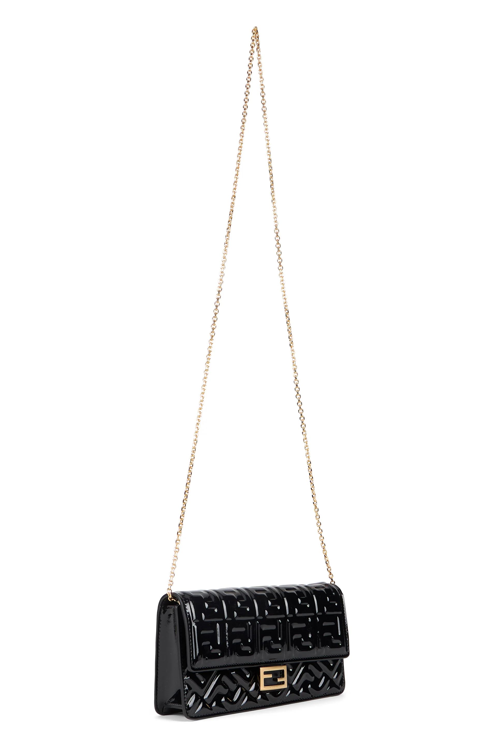 Fendi Wallet on Chain Baguette Leather - Image 3
