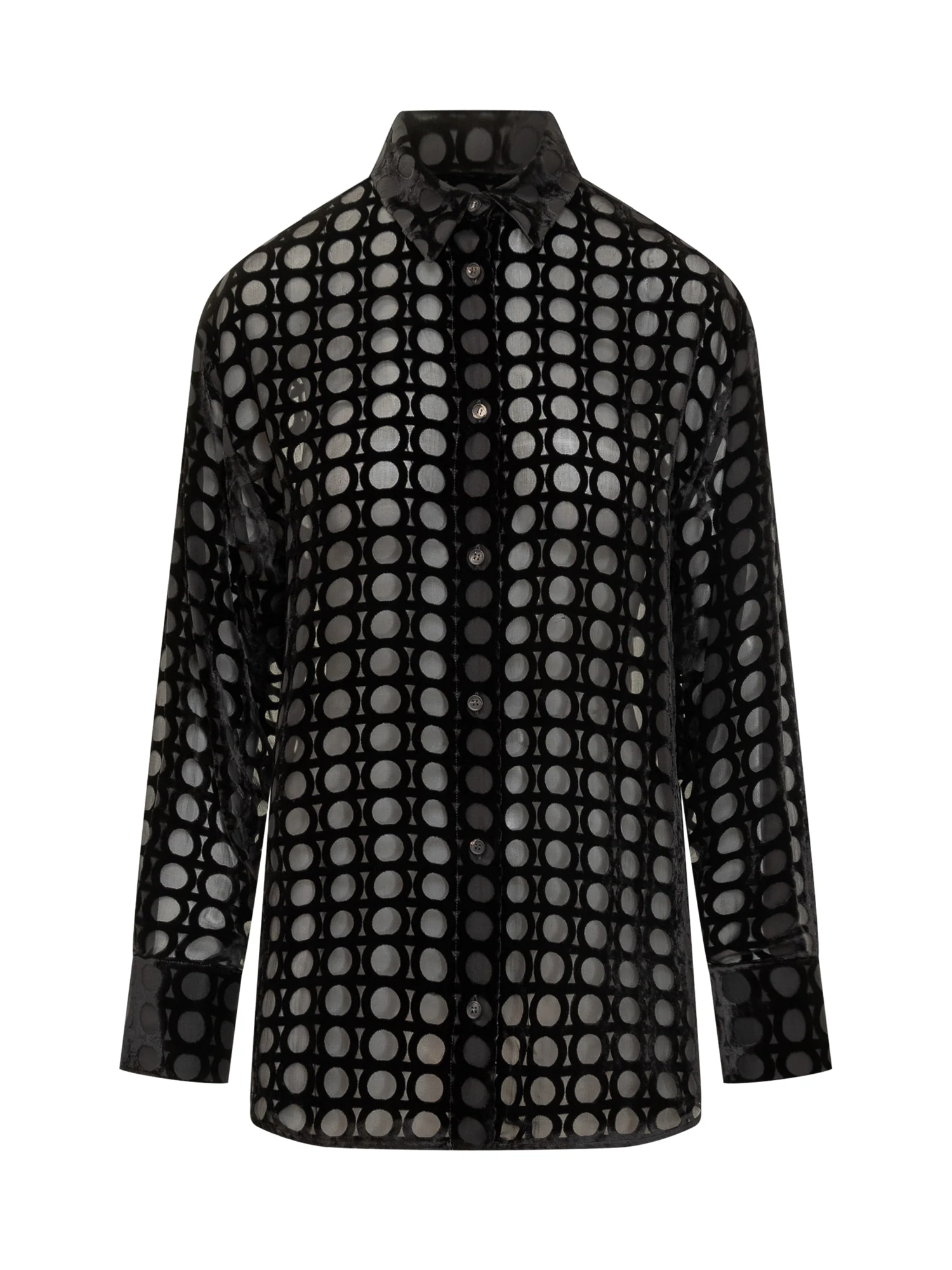 Ferragamo Elegant Silk Blend Shirt