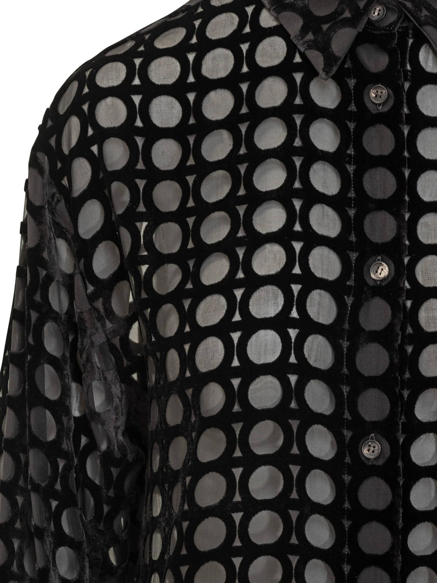 Ferragamo Elegant Silk Blend Shirt - Image 3