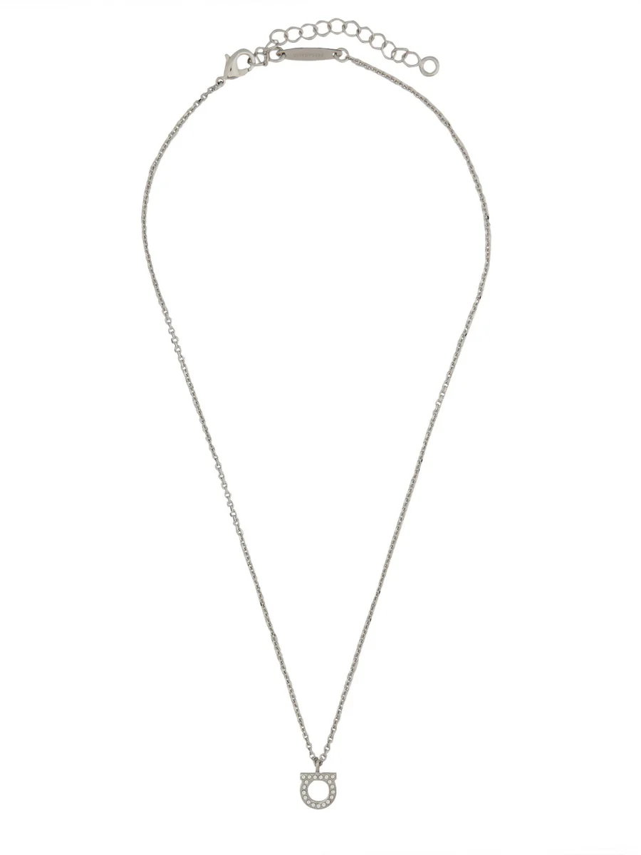FERRAGAMO Gancini Crystals Necklace (S) - Image 2