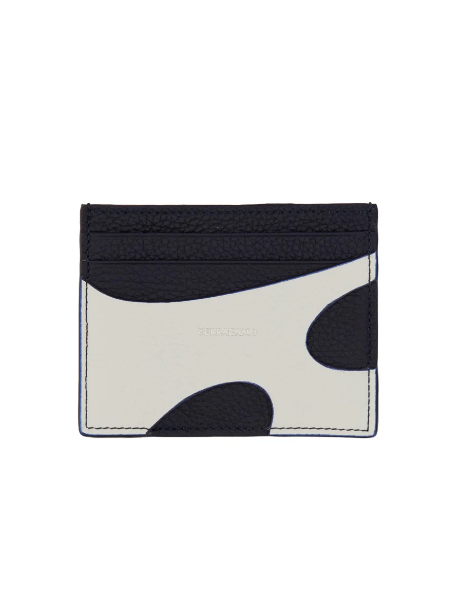 FERRAGAMO Gancini Leather Card Holder