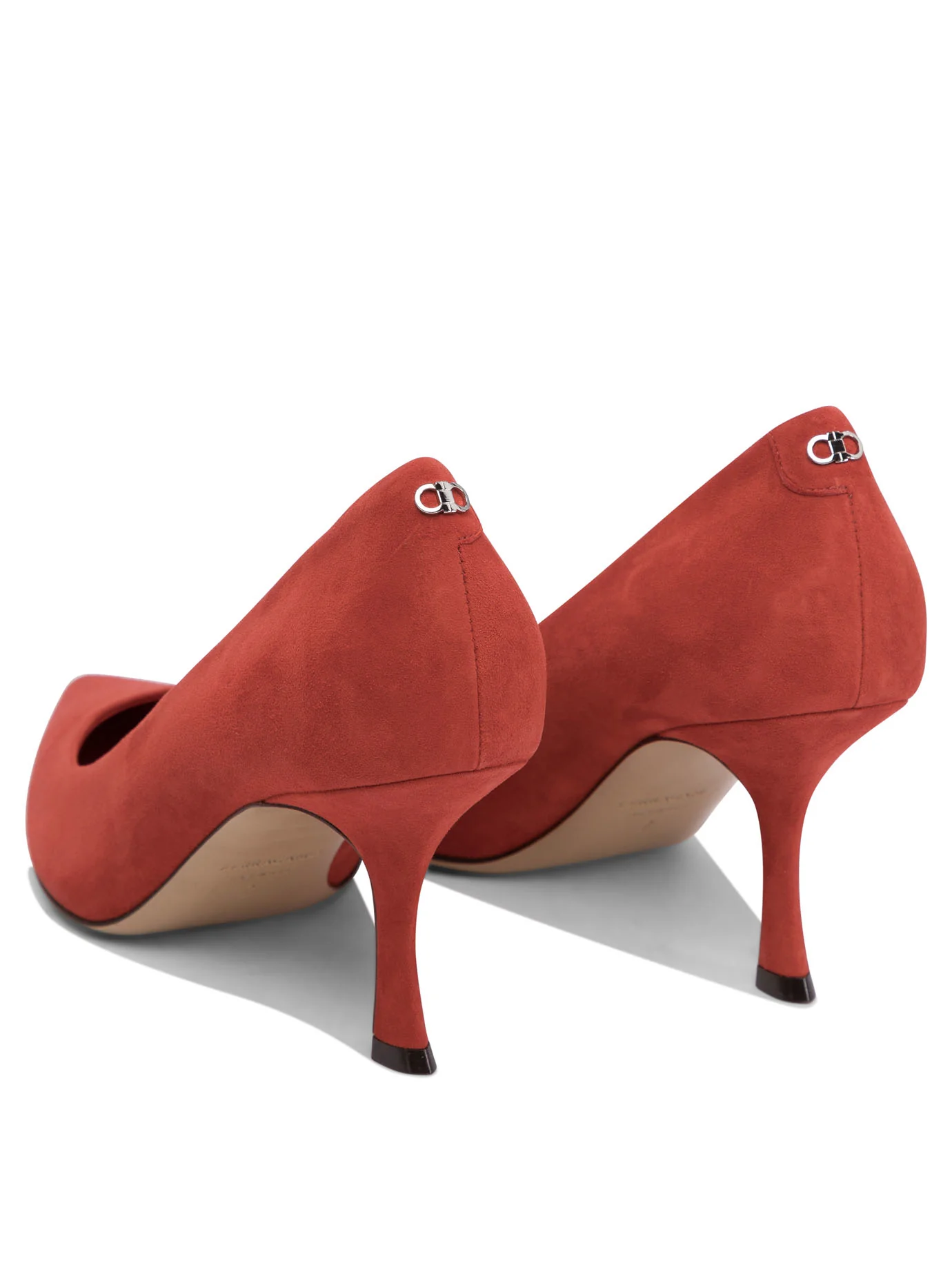 FERRAGAMO Ghilly Appliquéd Satin Sandals - Image 4