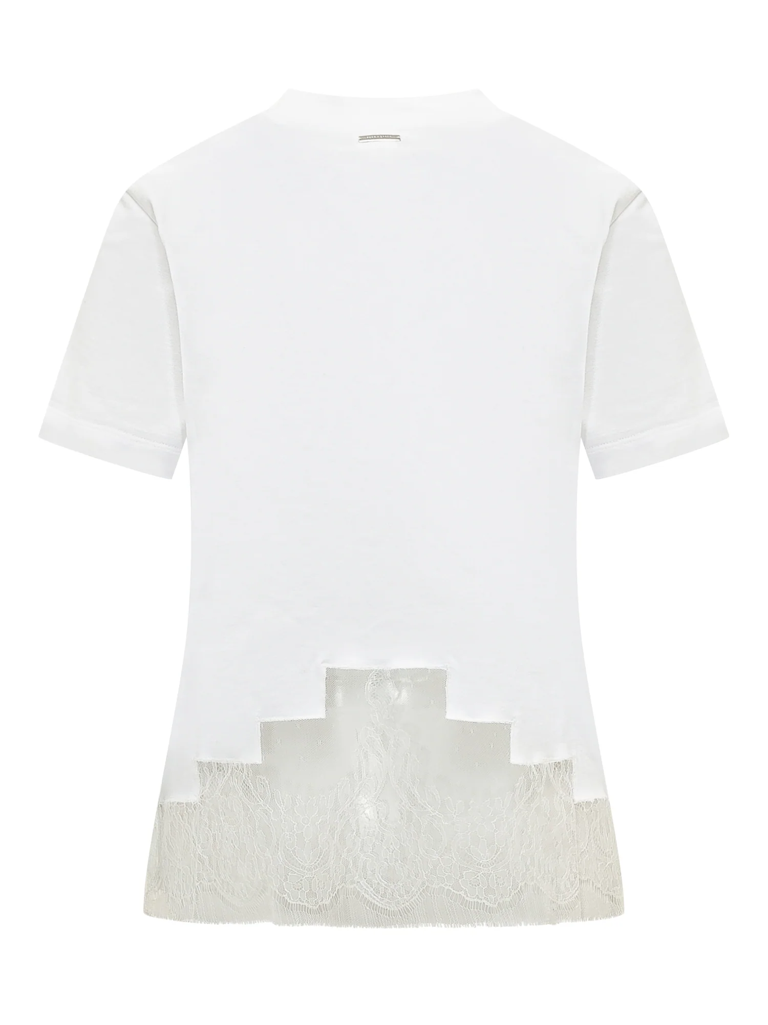 Ferragamo Lace Trimmed T-Shirt - Image 2
