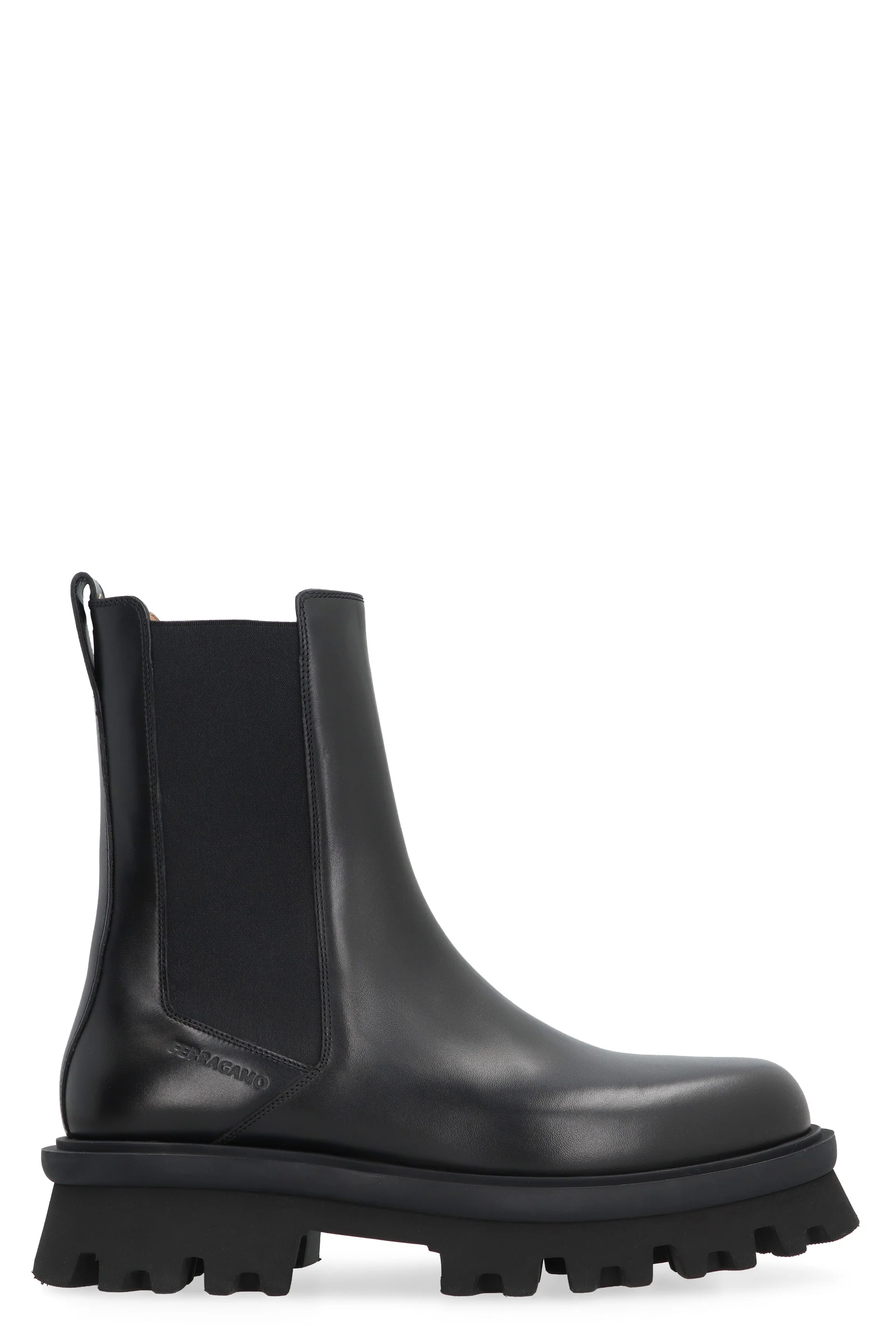 FERRAGAMO Leather Chelsea Boots - Image 5