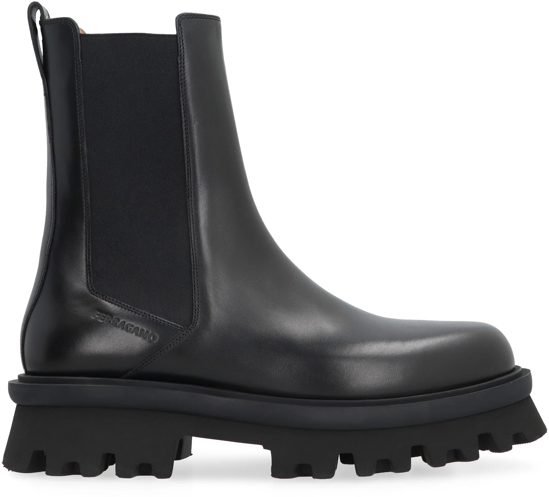 FERRAGAMO Leather Chelsea Boots - Image 6