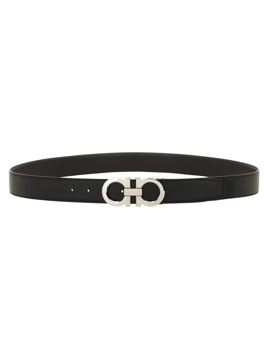 FERRAGAMO Reversible and Adjustable Gancini Belt - Image 3