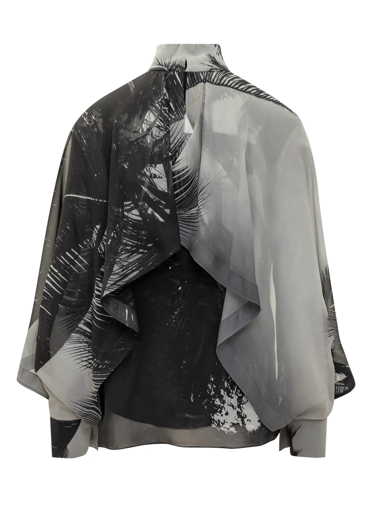 Ferragamo Silk Shirt with Artistic Print - Image 2