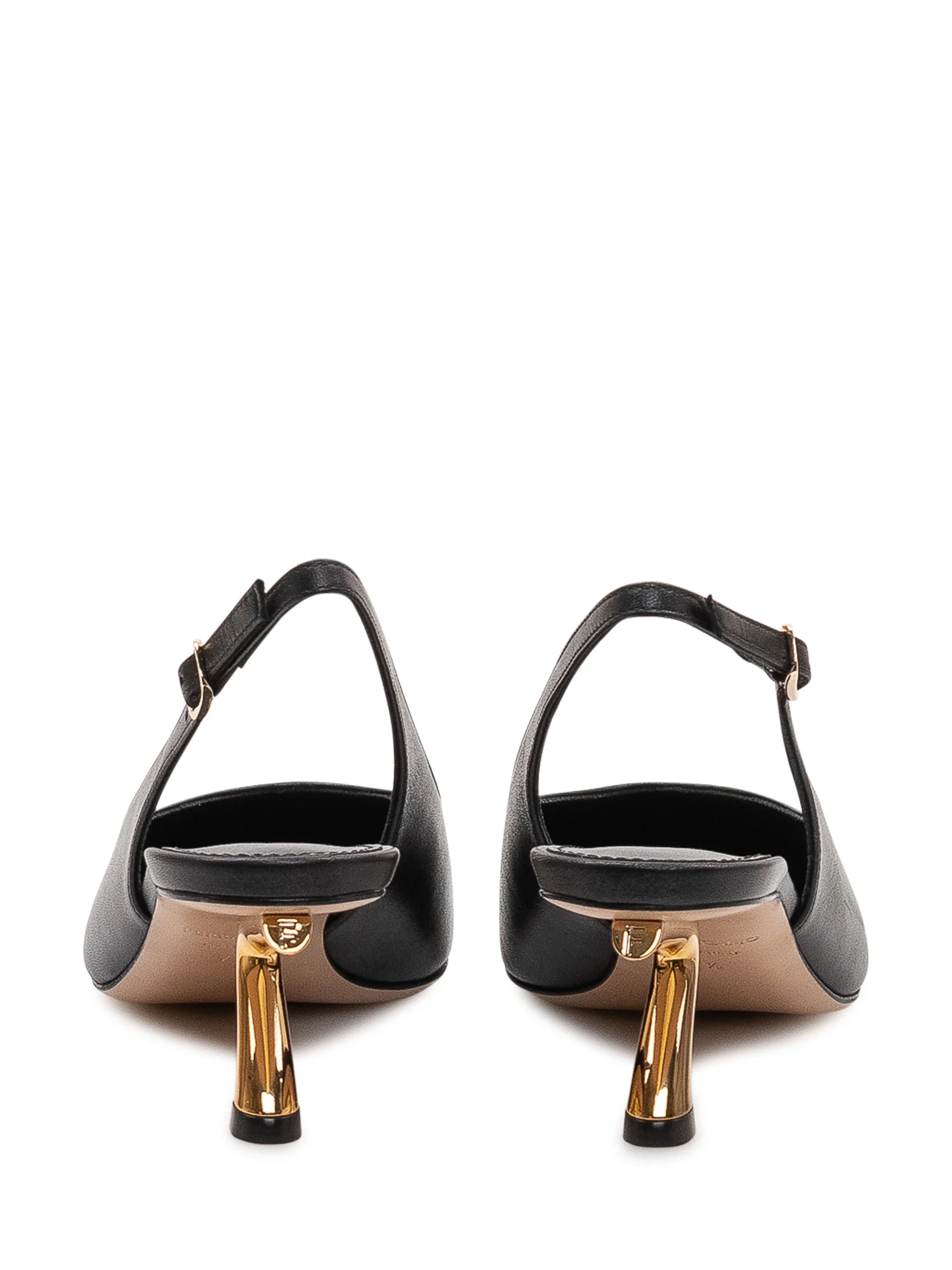 Ferragamo Sleek Slingback Heels with Sculpted Heel - Image 3