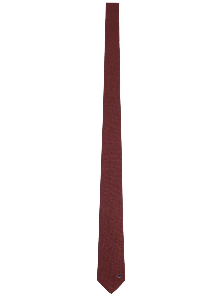 Ferragamo Sophisticated Silk Blend Tie for Men