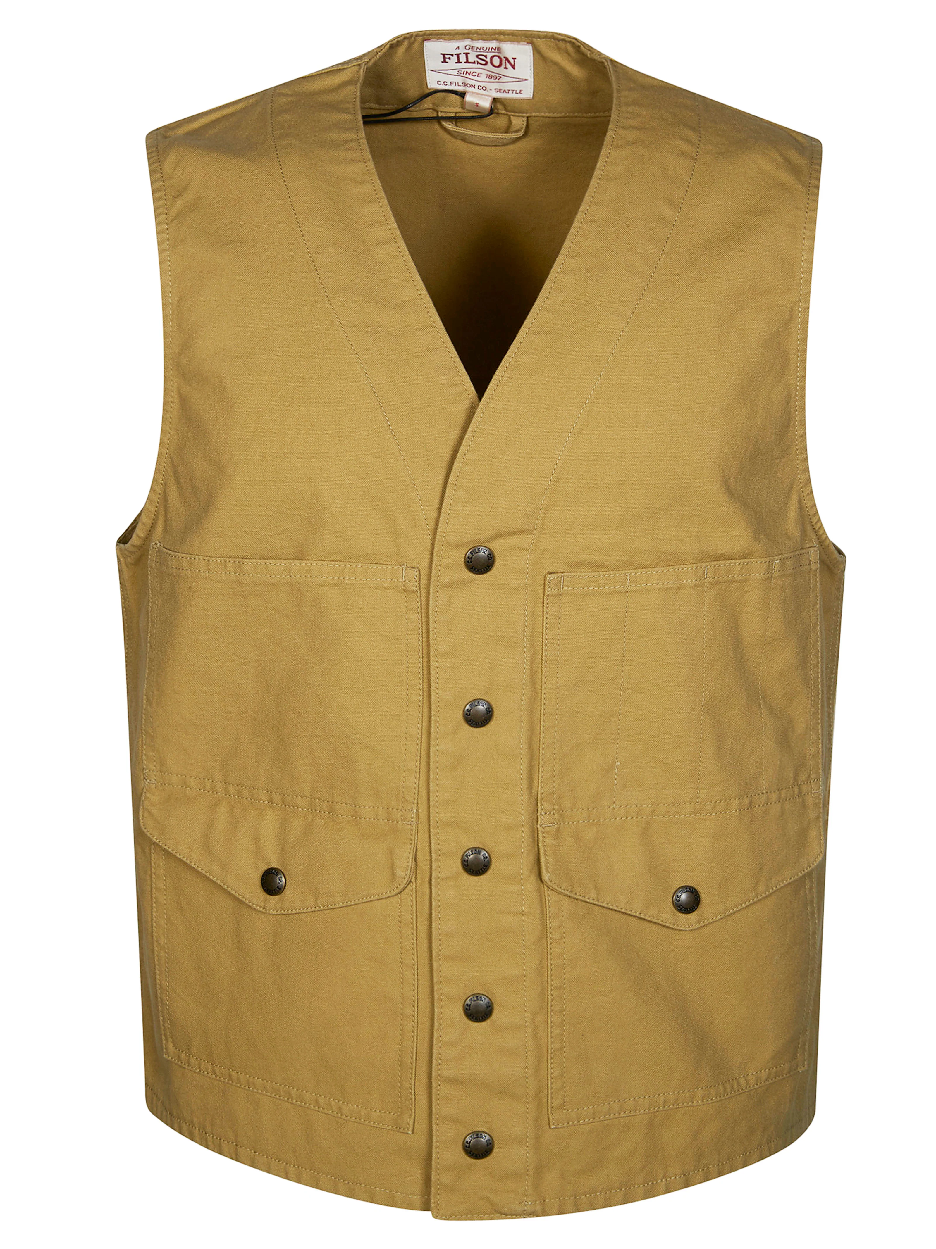 Filson Button Pocket Cotton Gilet