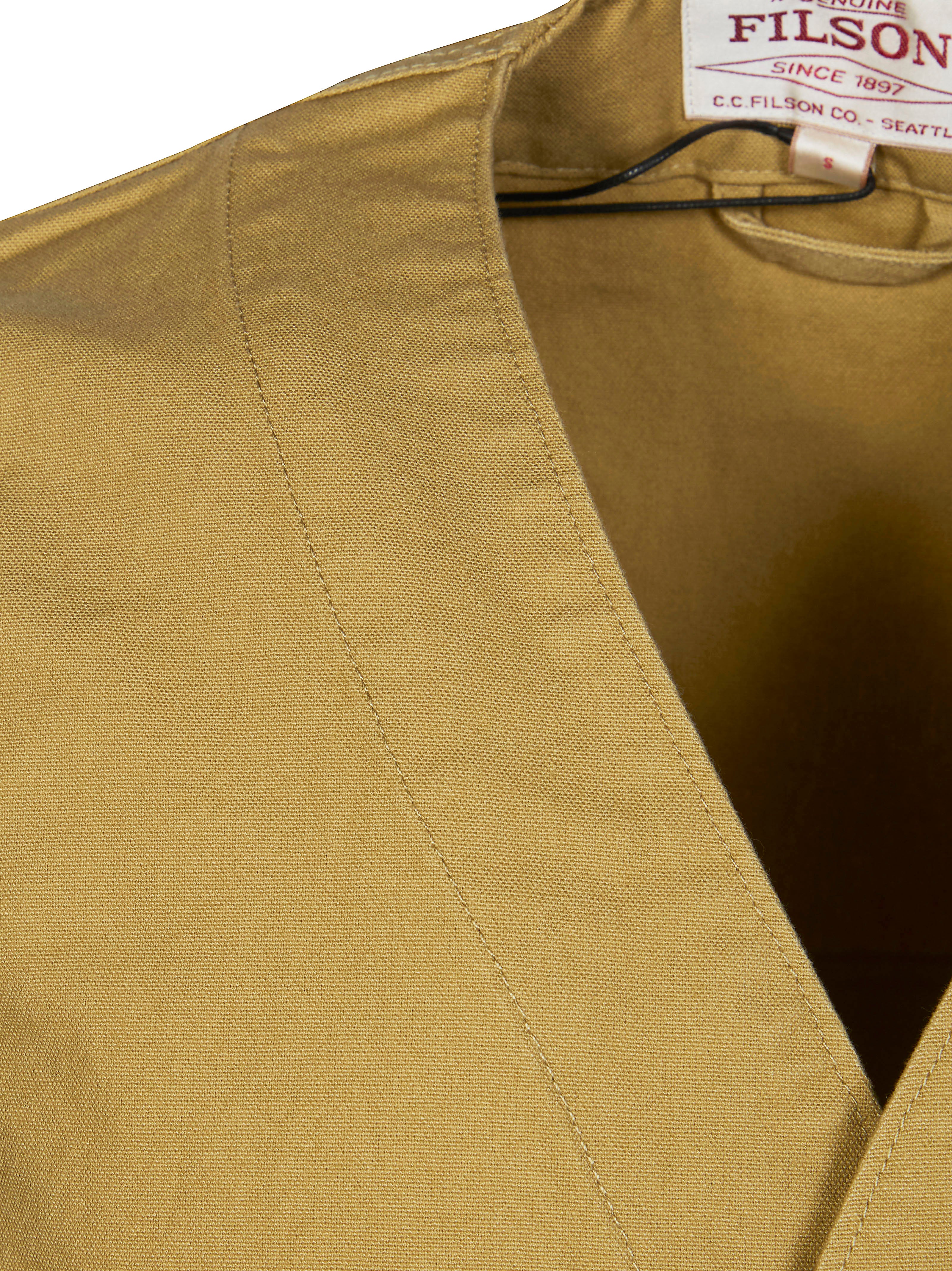 Filson Button Pocket Cotton Gilet - Image 3