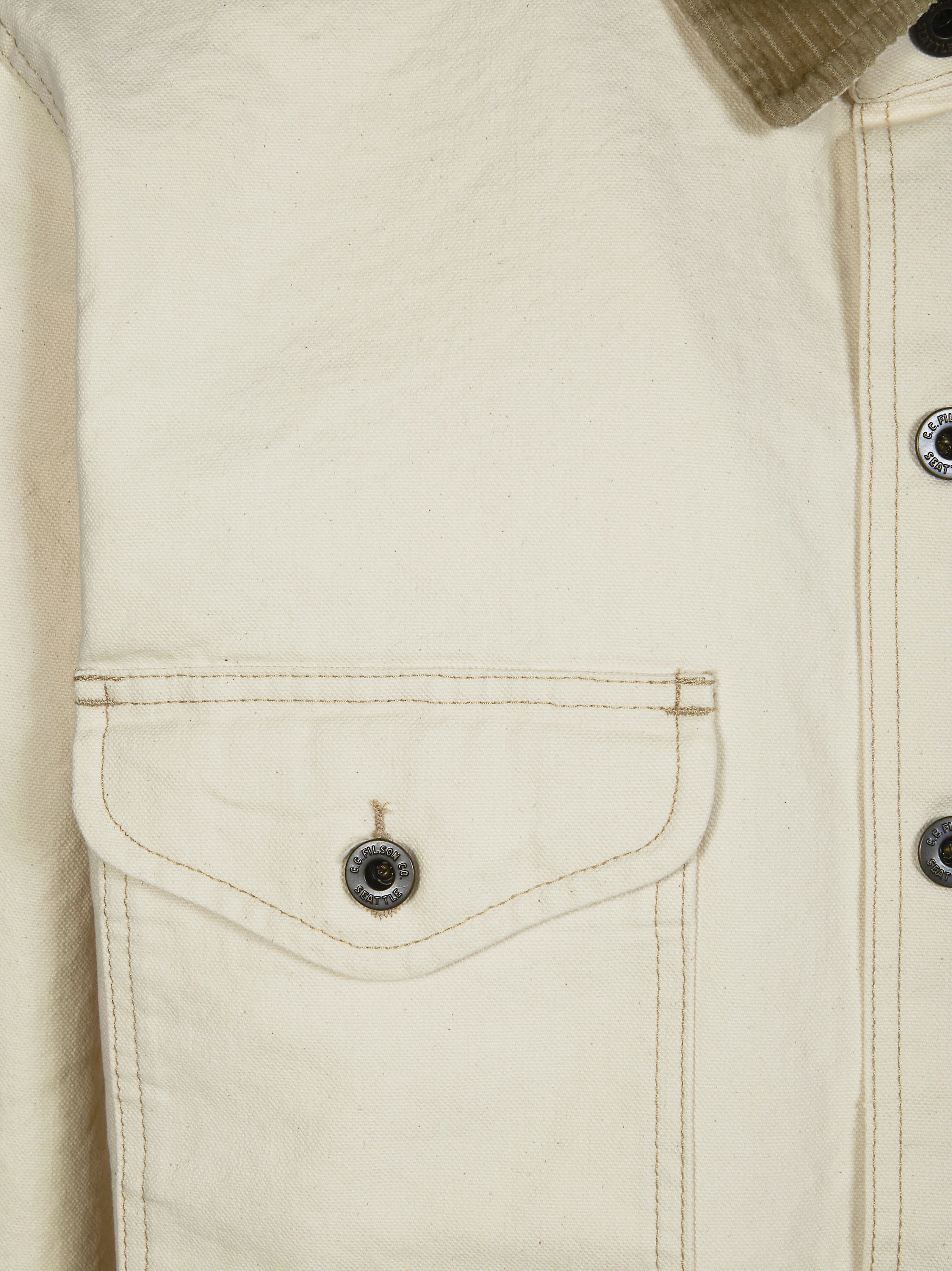 Filson Rustic Corduroy Collar Pocket Shirt Jacket - Image 3