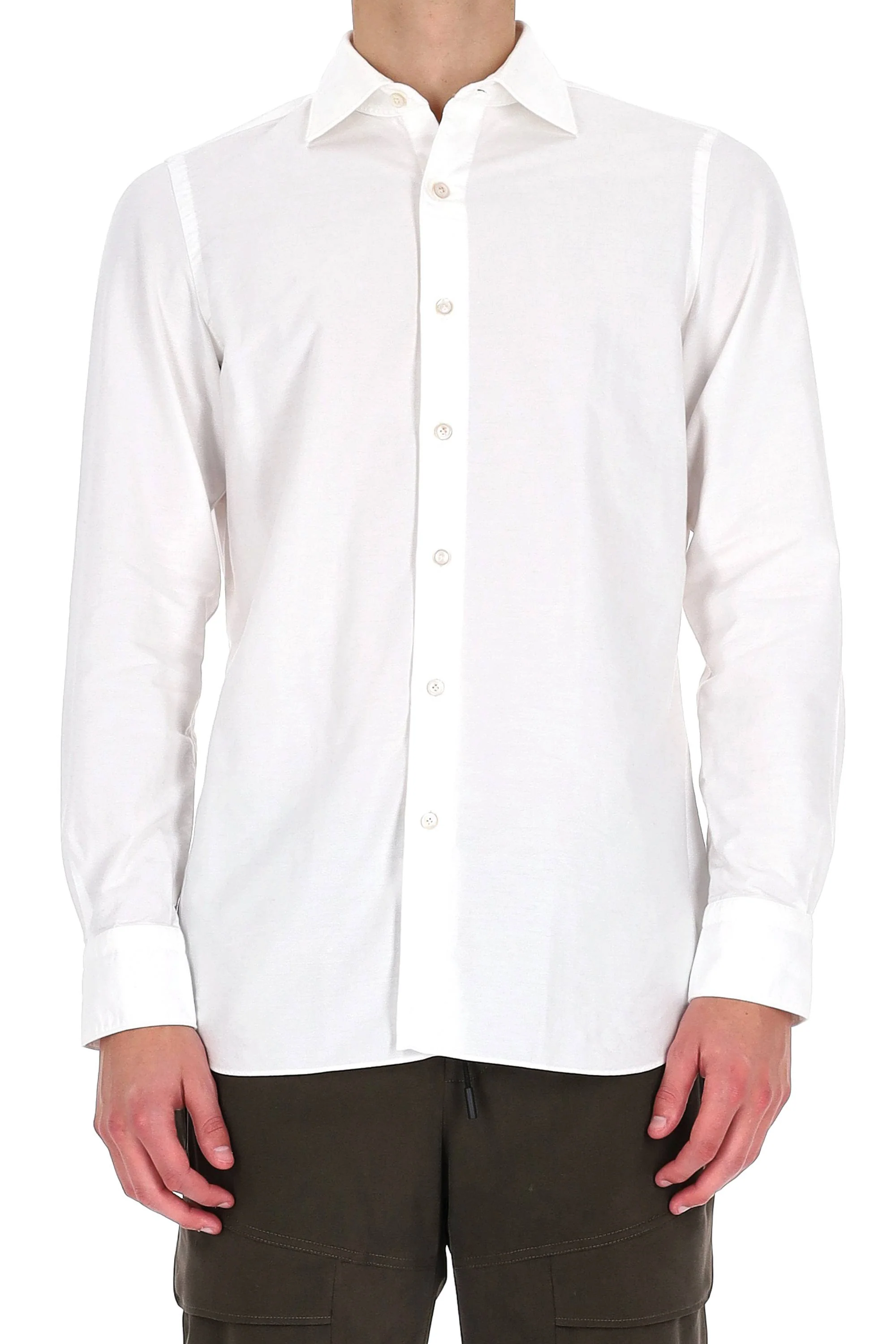 Finamore Men's Mini Button-Up Shirt for FW25