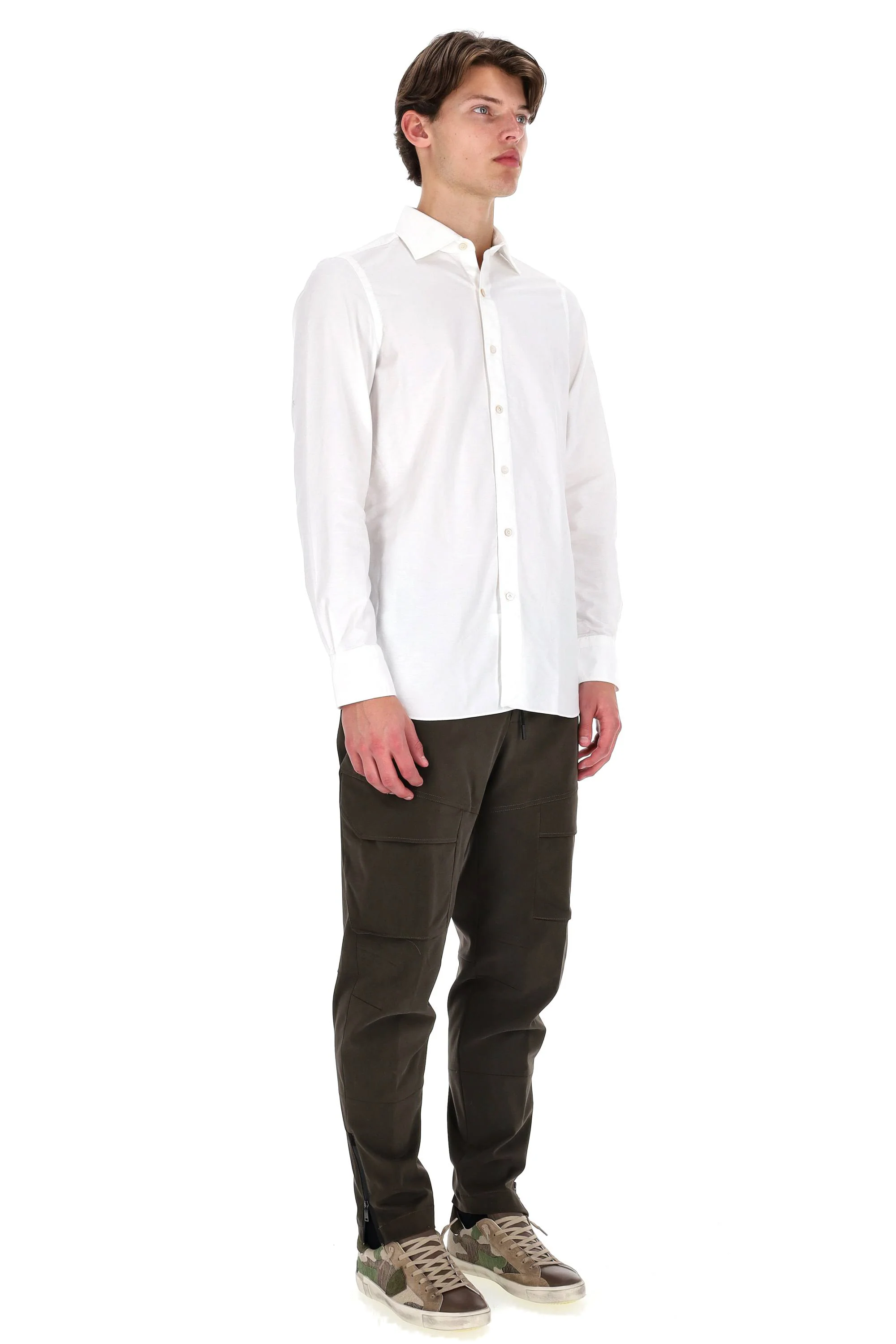 Finamore Men's Mini Button-Up Shirt for FW25 - Image 3