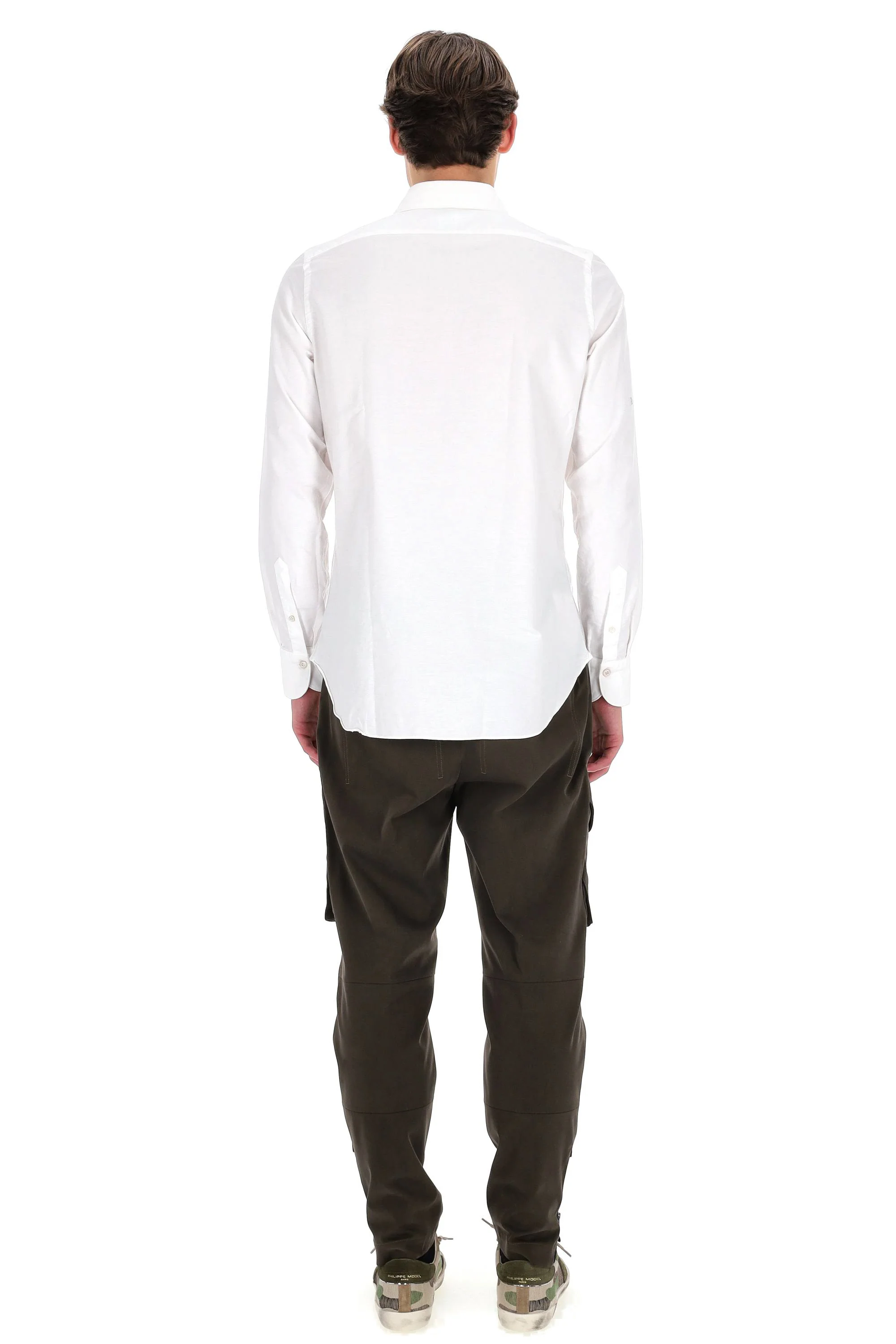 Finamore Men's Mini Button-Up Shirt for FW25 - Image 4