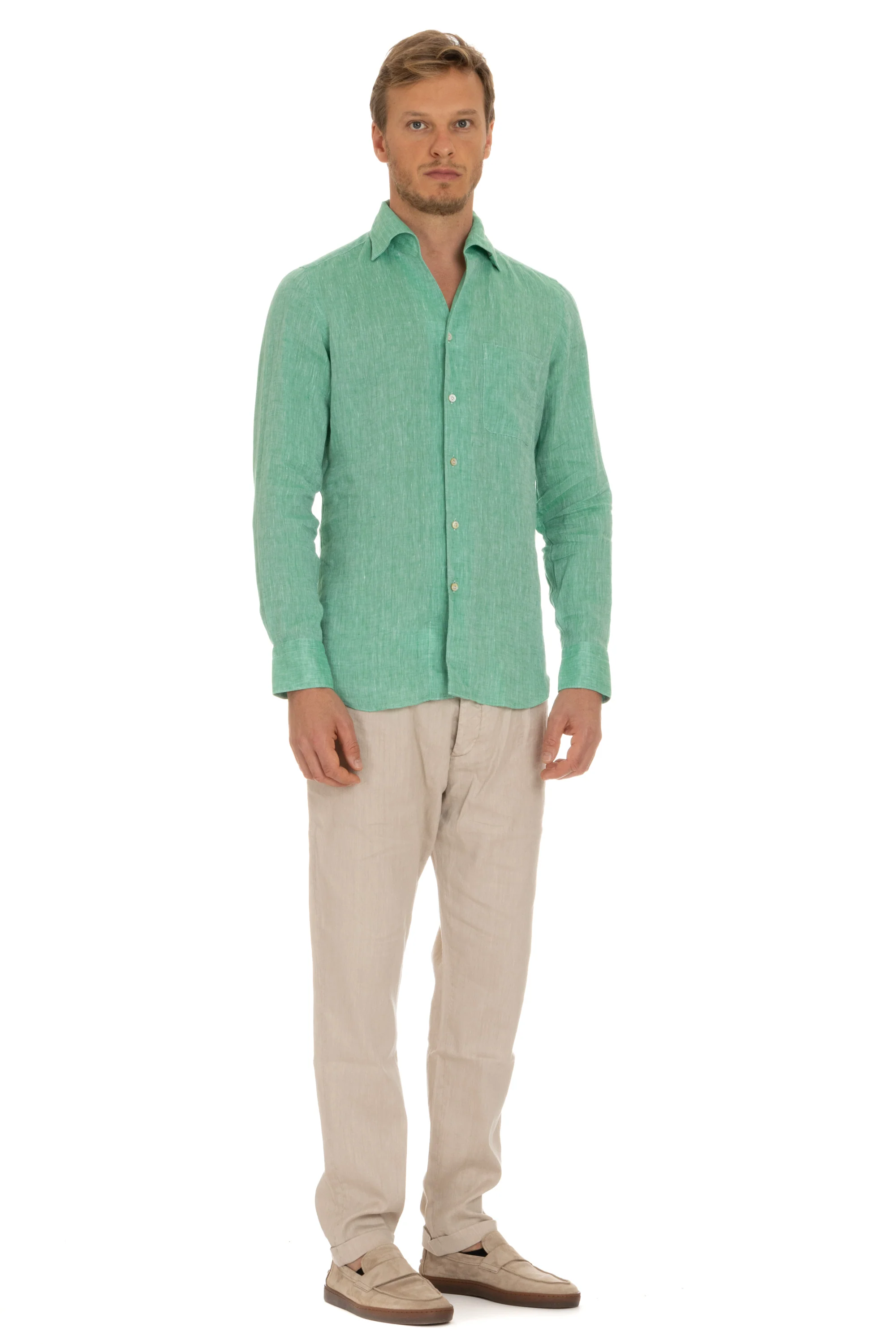 Finamore Mini Comfort Dress Shirt for Men - Image 2