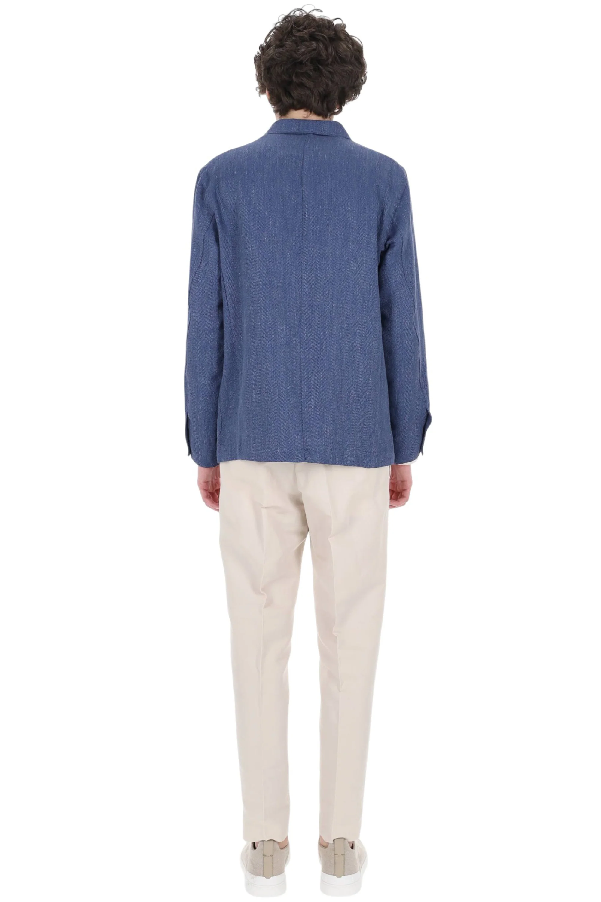 Finamore Modern Tailored Mini Jacket for Men - Image 4